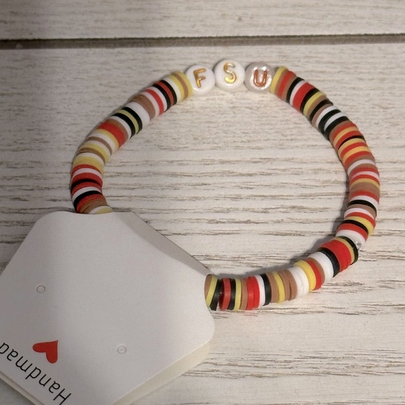 FSU Noles beaded bracelet - Picture 2 of 2